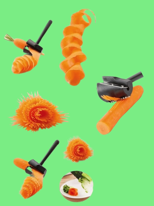 Spiral sabzavot maydalagich, sabzi qirgich va mini choper