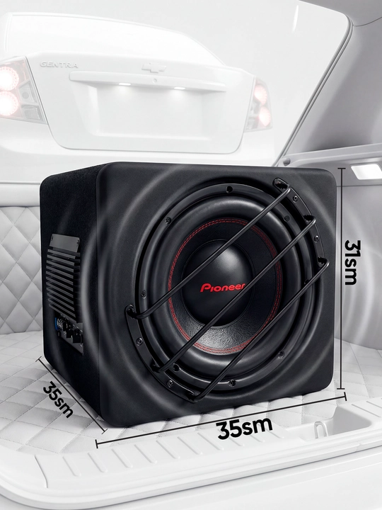 Pioneer Sambufer 10 dyum Bass Universal aktivniy Subwoofer Usiliteli o’zi bilan