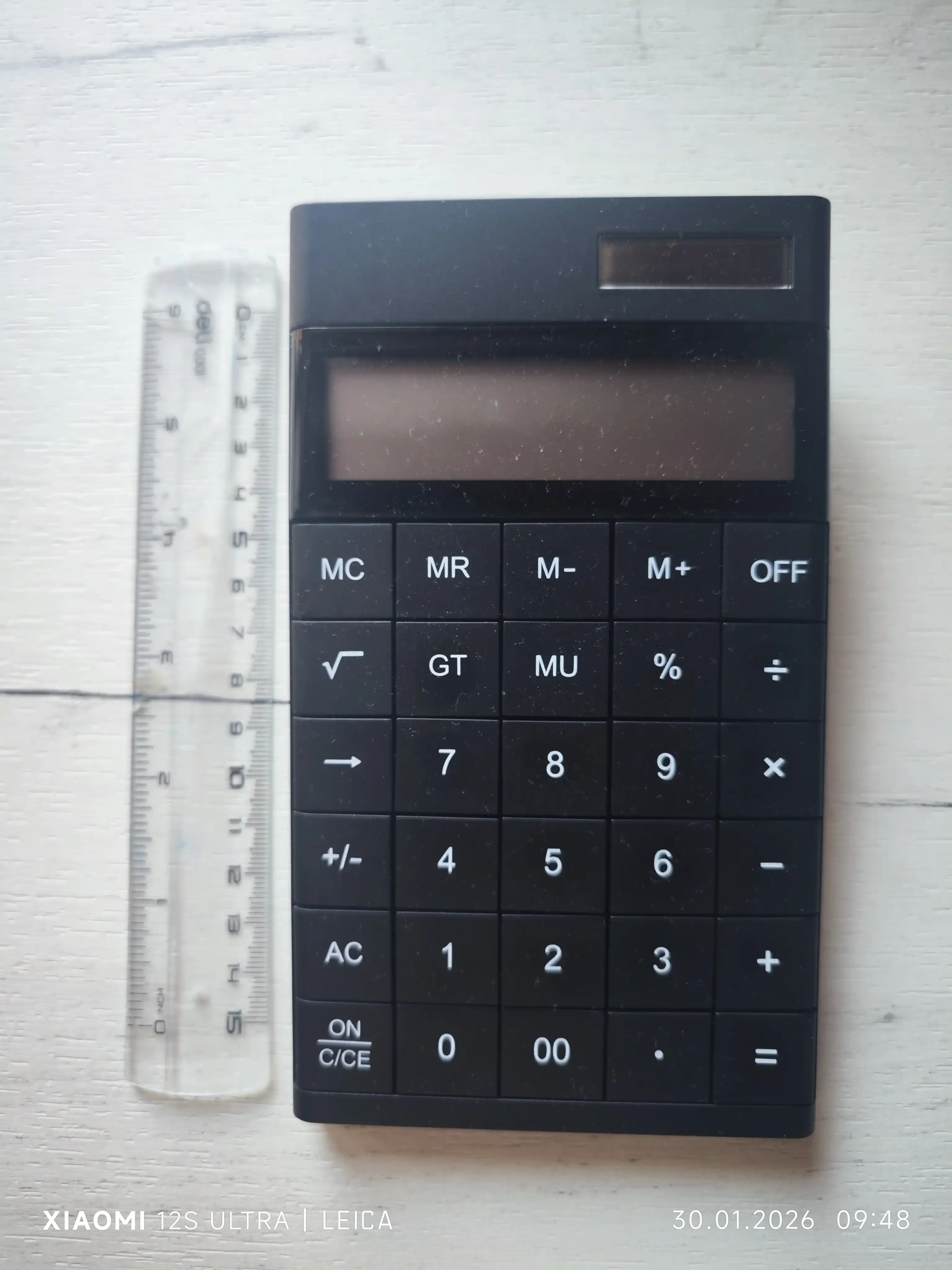 Ish stoli uchun ko'p rangli kalkulyator, 12-bitli, ko'p funktsiyali, elektr