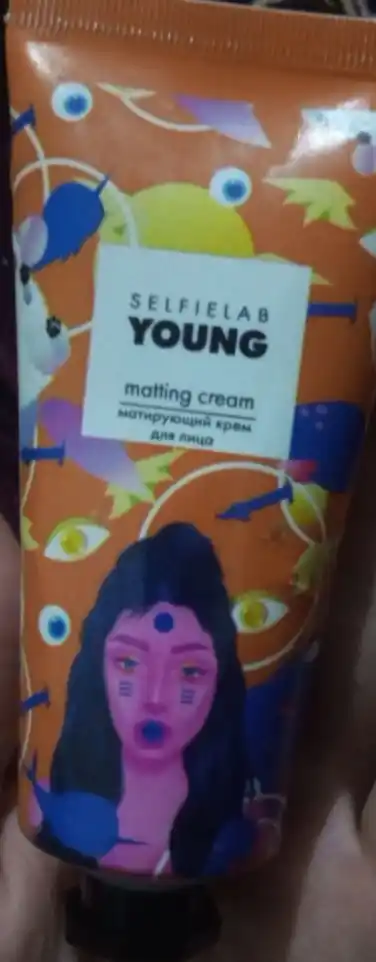 Матирующий крем, для лица, линия YOUNG, 50 г, SelfieLab