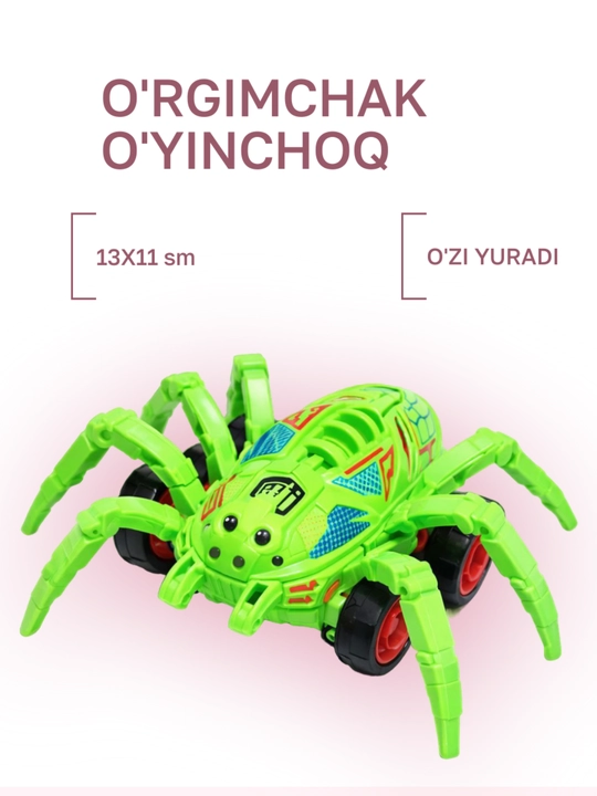 Yugiruvchi o'rgimchak o'yinchoq, o'zi yurar o'rgimchak o'yinchoq, tasodifiy tanlanish  - 
