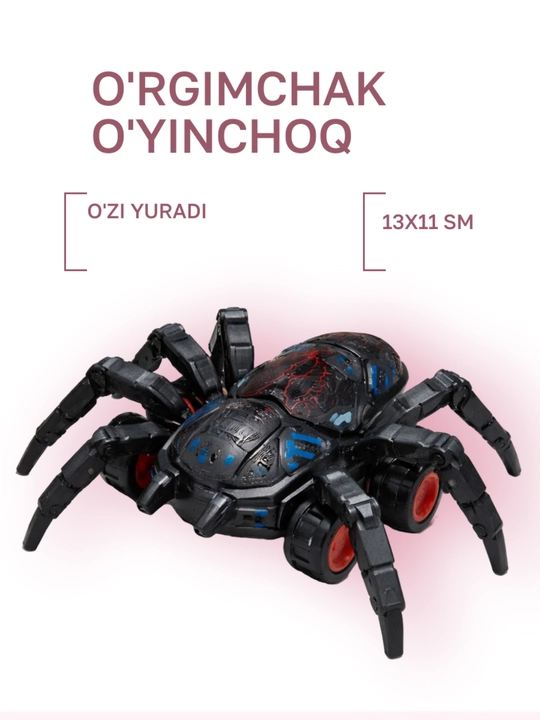 Yugiruvchi o'rgimchak o'yinchoq, o'zi yurar o'rgimchak o'yinchoq, tasodifiy tanlanish 