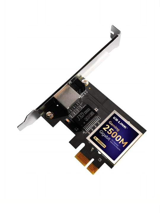Гигабитная сетевой карта LB-LINK PCI-E для компьютера скорость до 2.5 Гбит, с