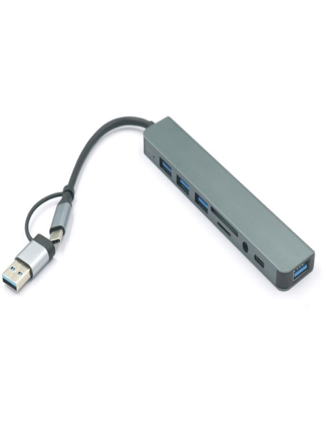 USB HUB 3.0 Type A+C 4 portli, USB hub adapteri
