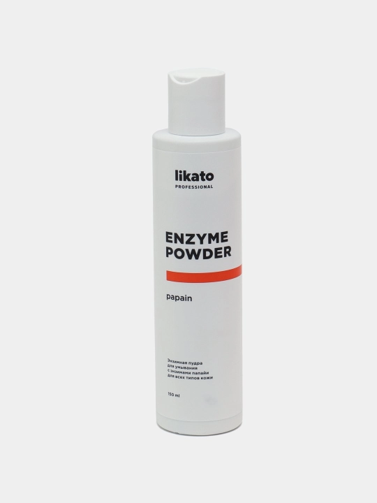 Enzim kukuni Likato, vitamin C, papain, nozik terini tozalash uchun, akne qarshi, 150 ml