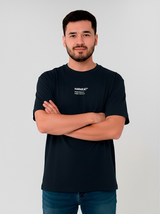 Milliy uslubdagi erkaklar futbolkasi NEO, paxta