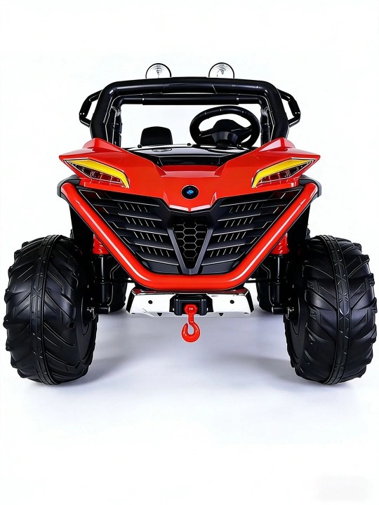UTV 12V bolalar elektromobili, 2.4GHz pult, LED, 35 kg gacha, 2-13 yosh, USB AUX musiqa