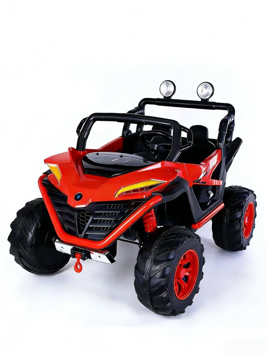 UTV 12V bolalar elektromobili, 2.4GHz pult, LED, 35 kg gacha, 2-13 yosh, USB AUX musiqa