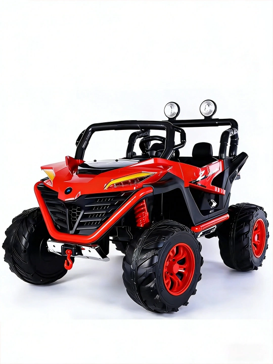 UTV 12V bolalar elektromobili, 2.4GHz pult, LED, 35 kg gacha, 2-13 yosh, USB AUX musiqa