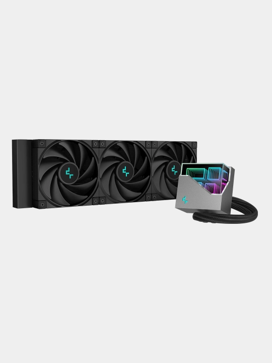 Система жидкостного охлаждения Deepcool LT720 Black ARGB , 360 мм - 