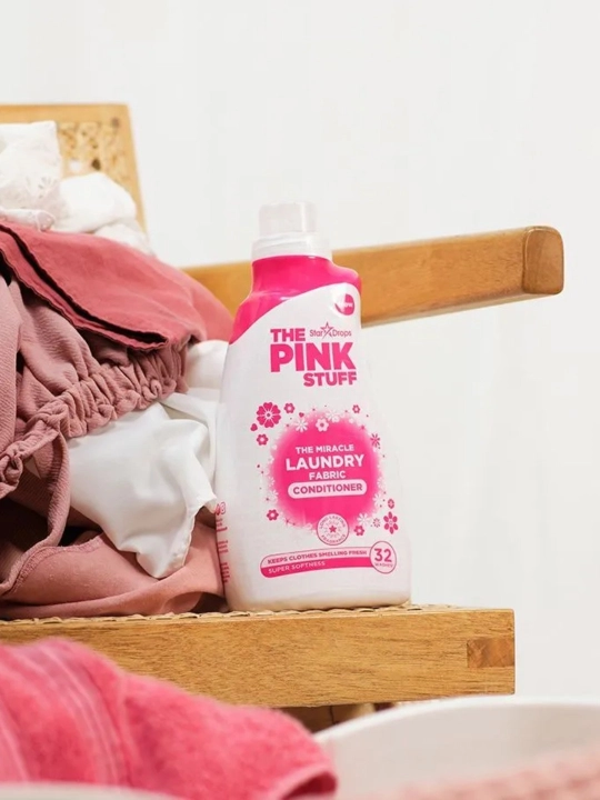 Кондиционер для стирки белья, 960 мл, The Pink Stuff, жидкий парфюмированный кондиционер