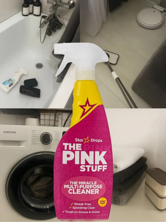 The Pink Stuff universal tozalash spreyi, oshxona va vannaxona uchun, 750 ml