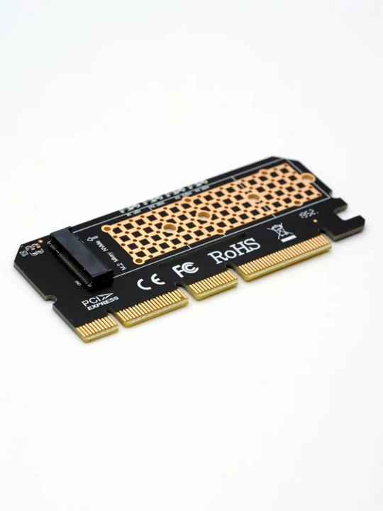 SSD M.2 uchun PCIe m2 NVMe PCI Express X16, X8, X4 adapteri