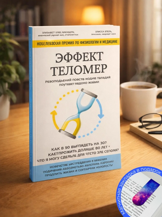 Элизабет Блэкберн, Элисса Эпель. Эффект теломер: революционный подход к более молодой - 