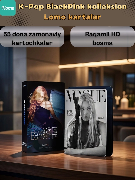 K-Pop BlackPink Lomo kartalari, 20 dan ortiq turlari, 55 dona - 
