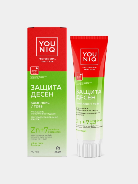 YOUNIQ® Desen himoyasi tish pastasi 100 g - 