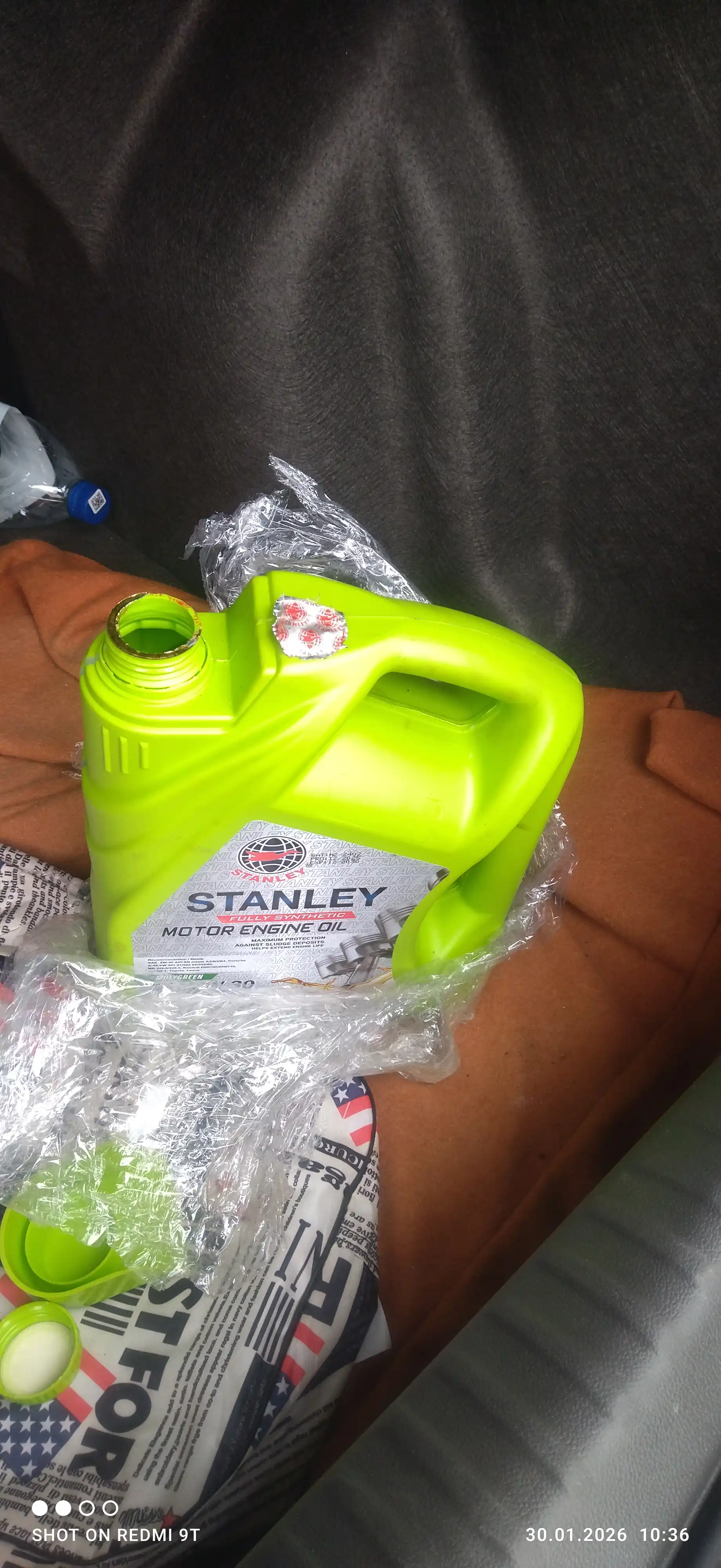 Motor moyi STANLEY Molygreen 5W30 API, SN GM Dexos1 Gen 2