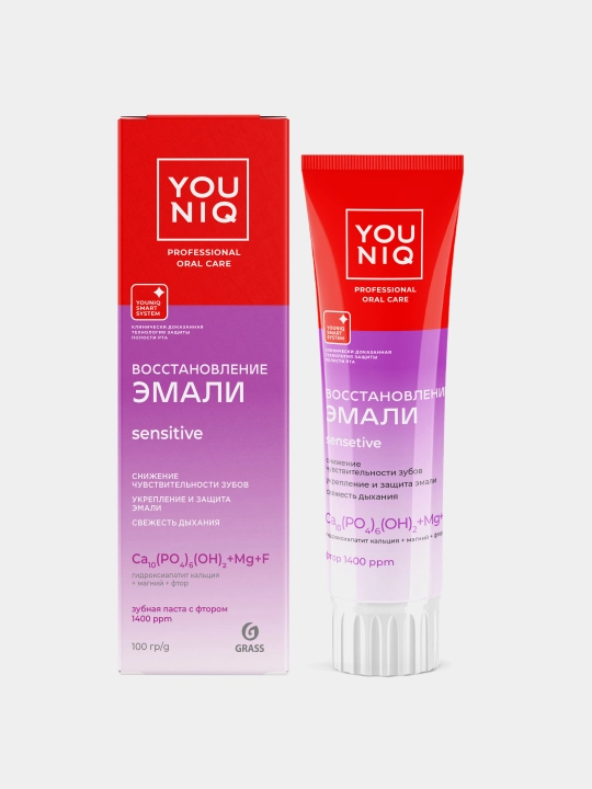 YOUNIQ® sezgir tishlar uchun tish pastasi 100 g - 