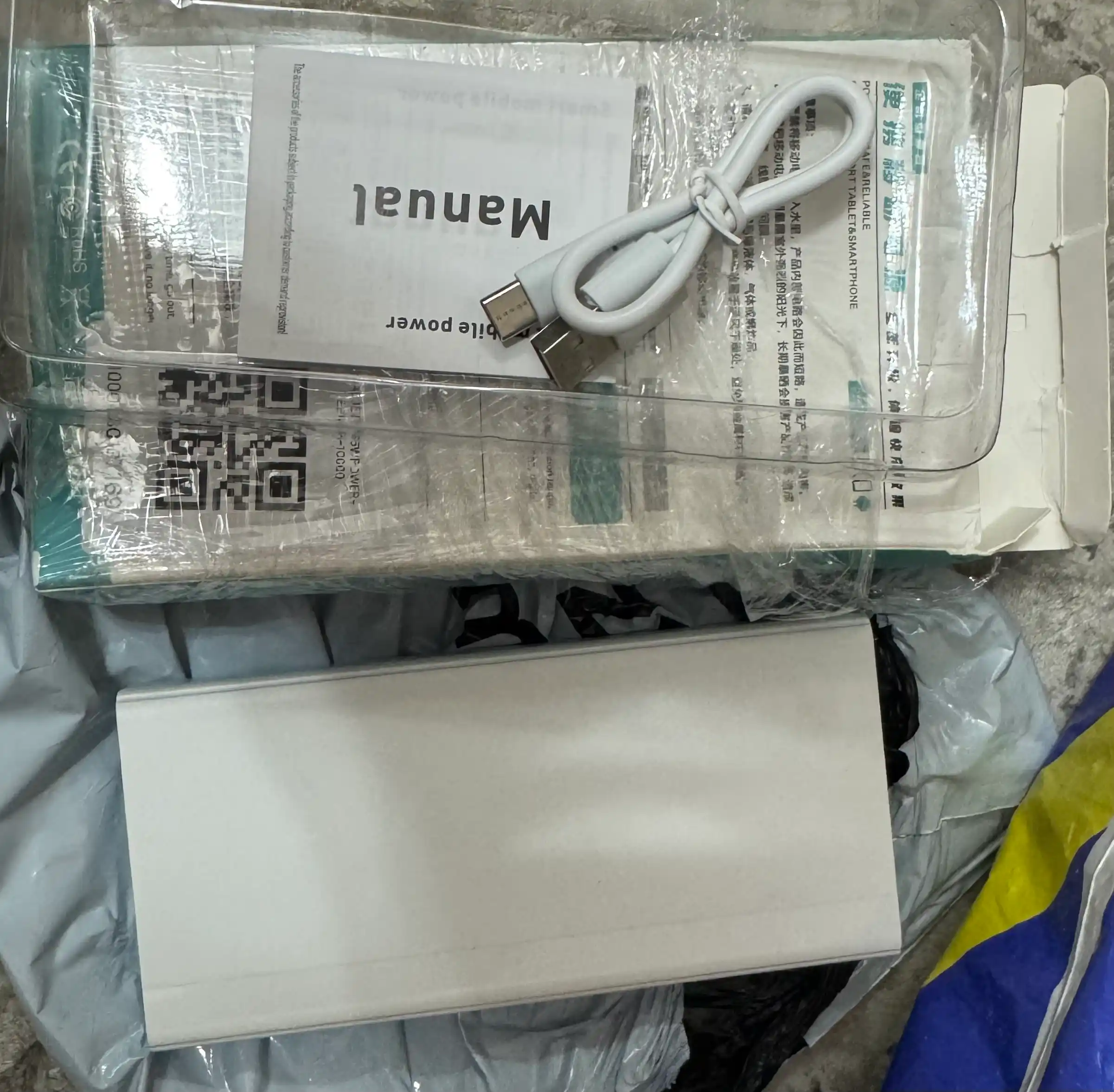 Внешний аккумулятор Power Bank, 10000, 20000, повербанк для iphone, android 3 в 1
