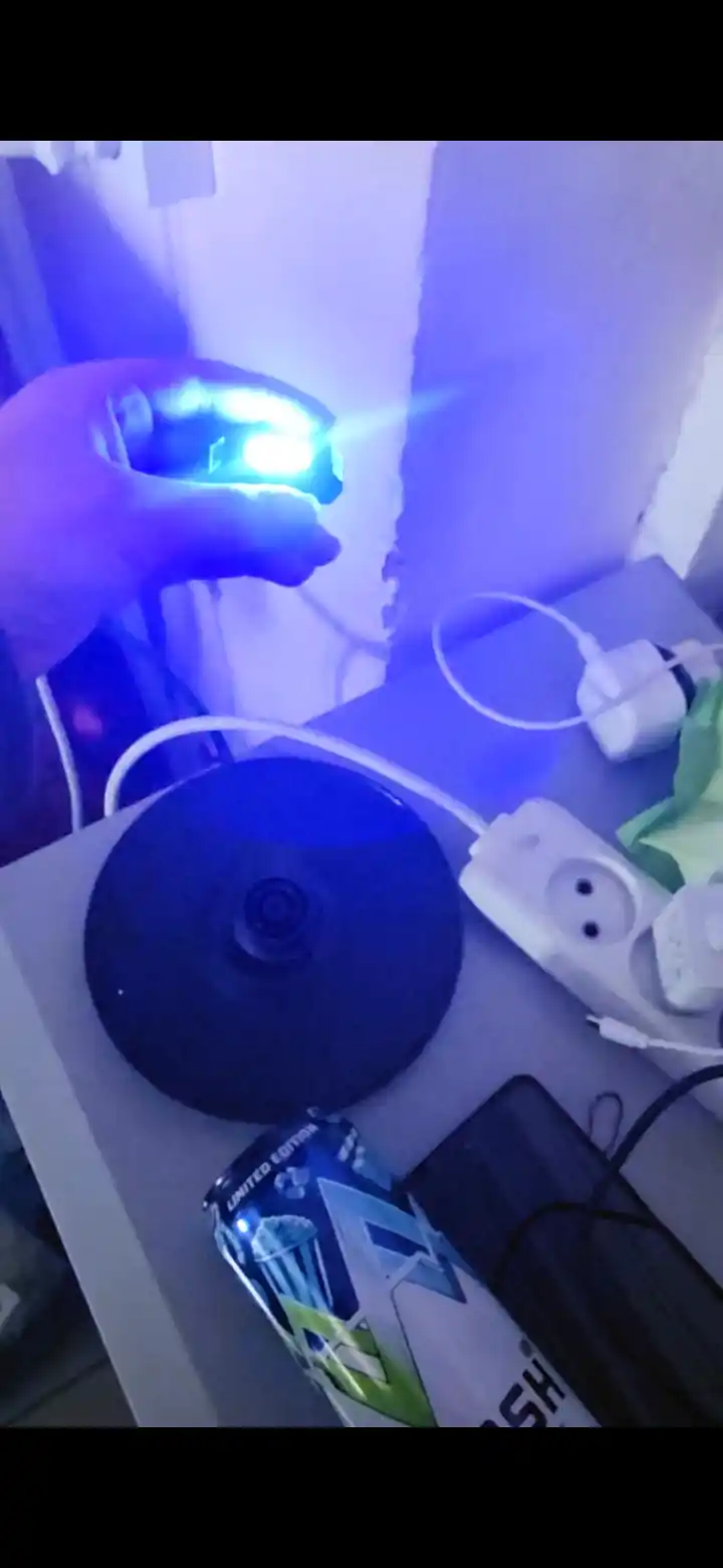 Mini-migalka, RGB LED, 7 xil rang, universal