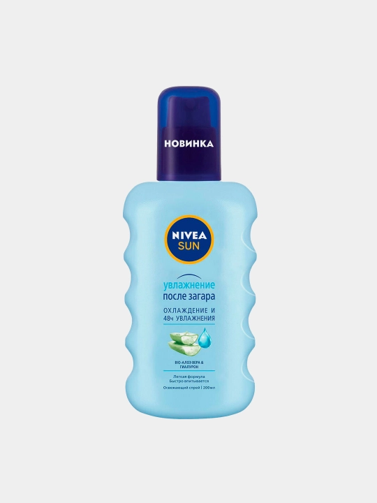 Спрей после загара для тела NIVEA SUN Освежающий увлажнение с гиалуроном 200 мл - 