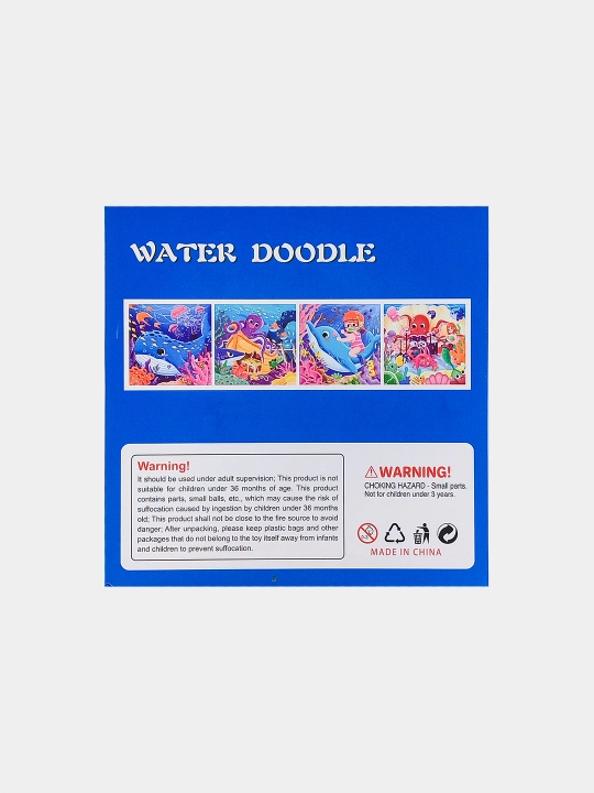 Ko‘p martalik suvli bo‘yash kitobi Water Doodle Busybook