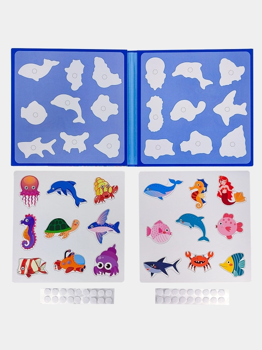 Ko‘p martalik suvli bo‘yash kitobi Water Doodle Busybook