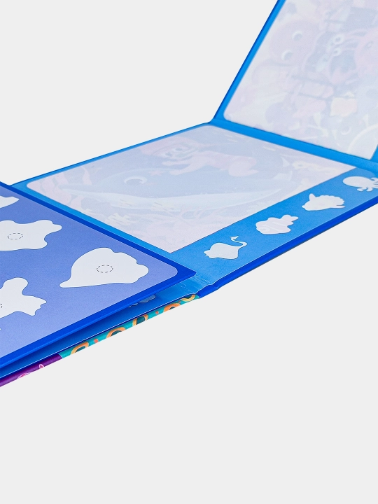 Ko‘p martalik suvli bo‘yash kitobi Water Doodle Busybook