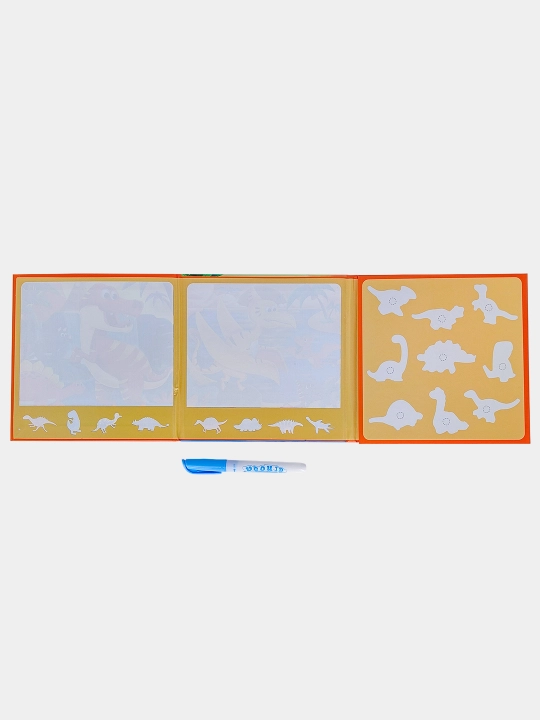 Ko‘p martalik suvli bo‘yash kitobi Water Doodle Busybook
