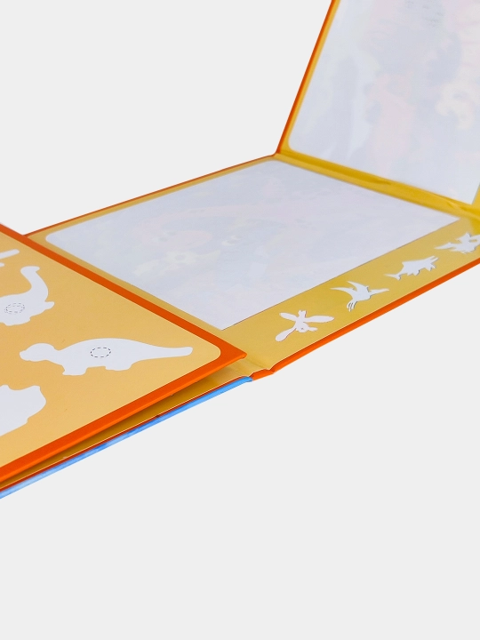 Ko‘p martalik suvli bo‘yash kitobi Water Doodle Busybook
