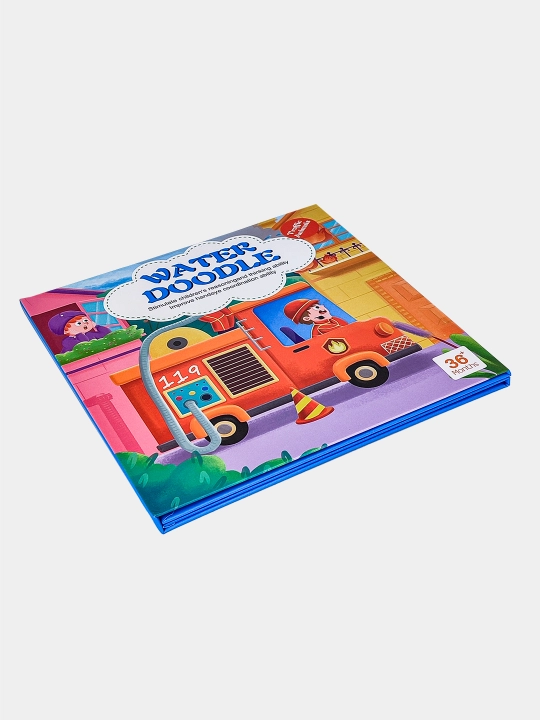Ko‘p martalik suvli bo‘yash kitobi Water Doodle Busybook