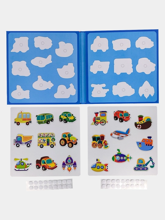 Ko‘p martalik suvli bo‘yash kitobi Water Doodle Busybook