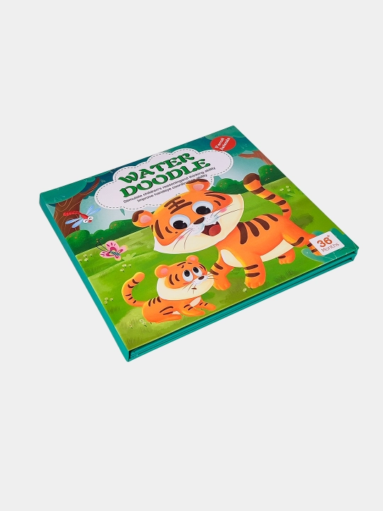 Ko‘p martalik suvli bo‘yash kitobi Water Doodle Busybook