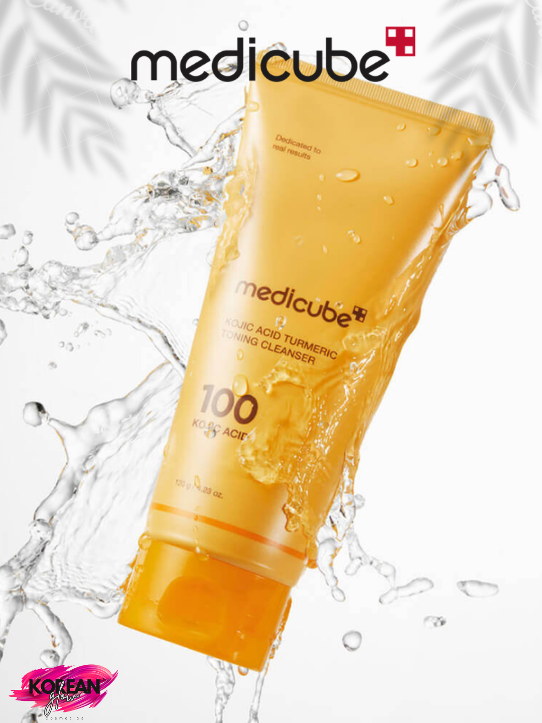 Kislotalar bilan yuvinish uchun ko‘pik medicube Kojic Acid Turmeric Toning Cleanser