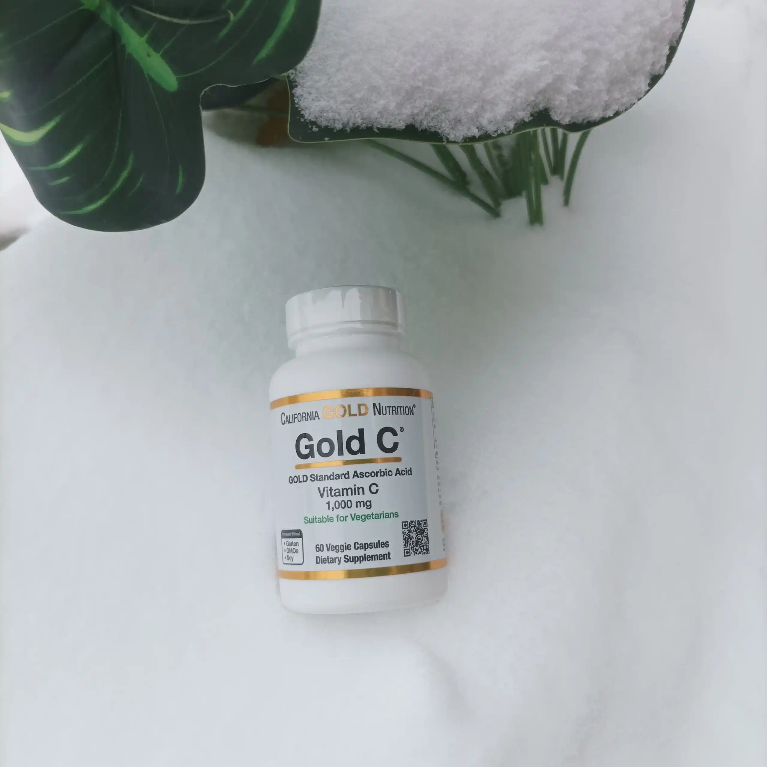 Витамин С California Gold Nutrition Gold C, 1000 мг, 60 капсул