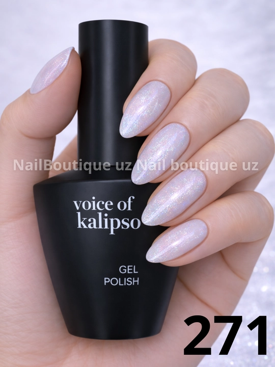 Voice of Calipso chuqur rang va uzoq saqlanuvchi yaltiroqlikka ega professional gel-lak  - 