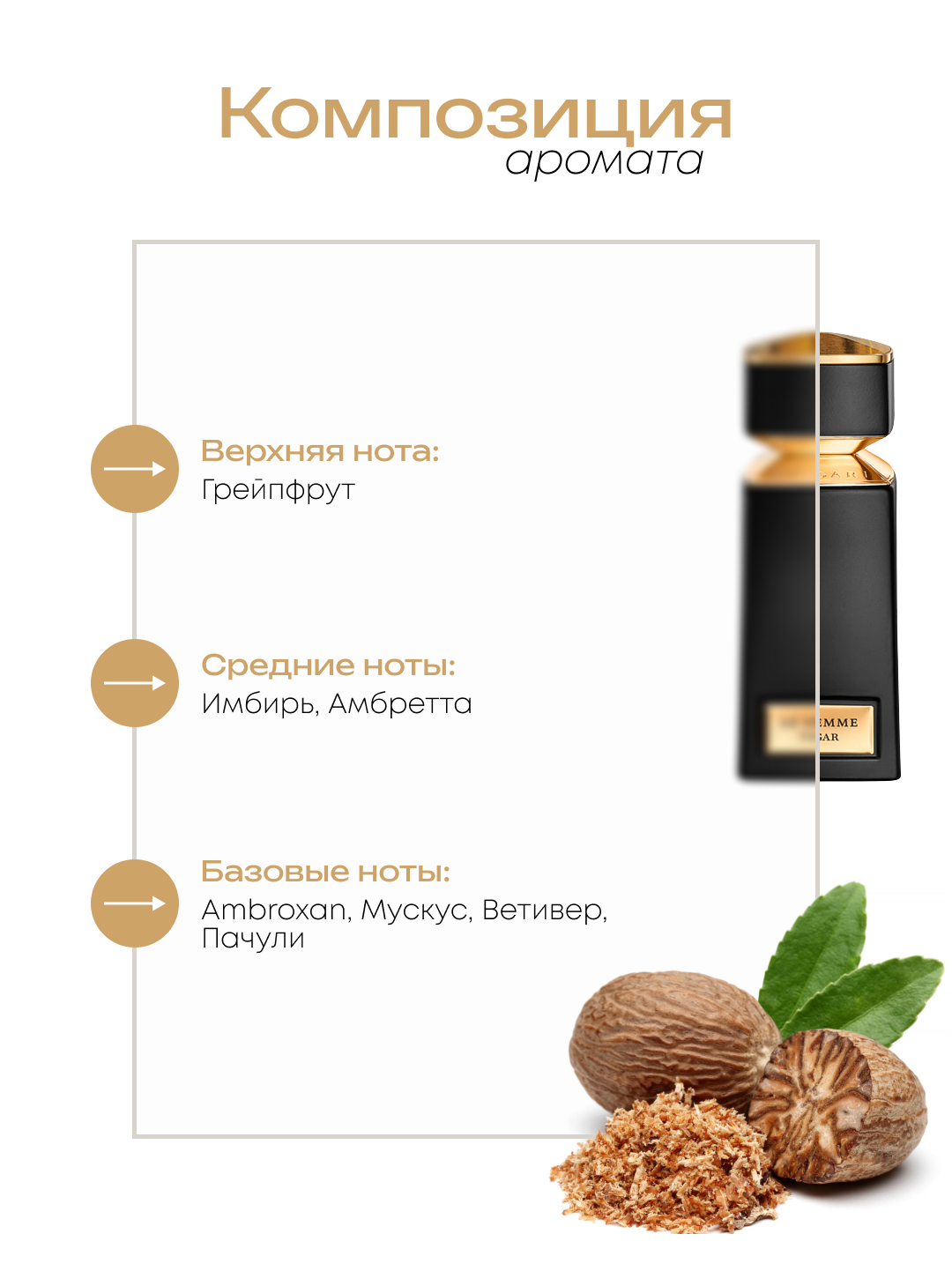 Духи мужские Datum Parfume Tygar с нотами бергамота, корицы, ванили и мускуса
