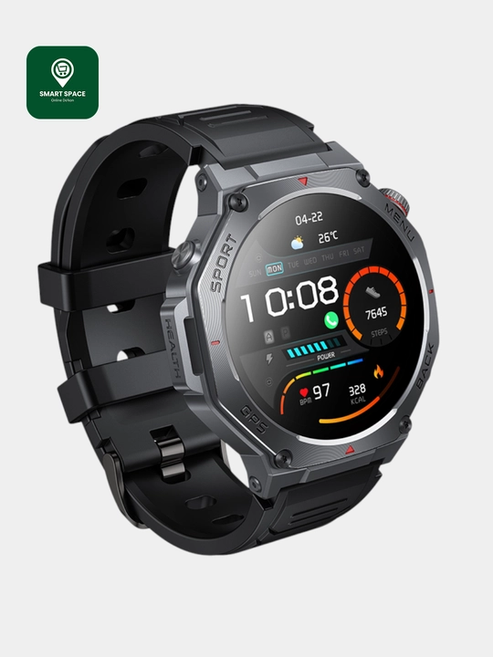 Умные часы HOCO Y37 – Bluetooth, сенсорный экран, для спорта и фитнеса