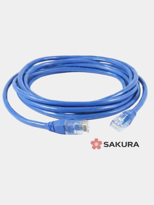 LAN интернет-кабель RJ45 — высокая скорость, синий цвет