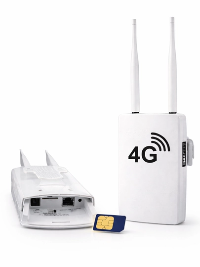 4G LTE Wi-Fi routeri CPF903-OY / CPE905-3 SIM karta bilan, ko‘cha, IP66