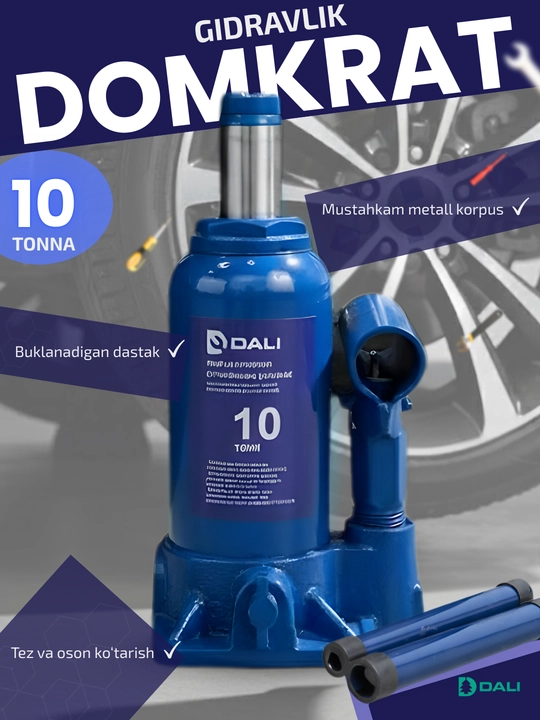 Gidravlik domkrat, butilkali, 2 t, 3 t, 5 t, 10 t, 16 t, 20 t, 32 t, 50 t