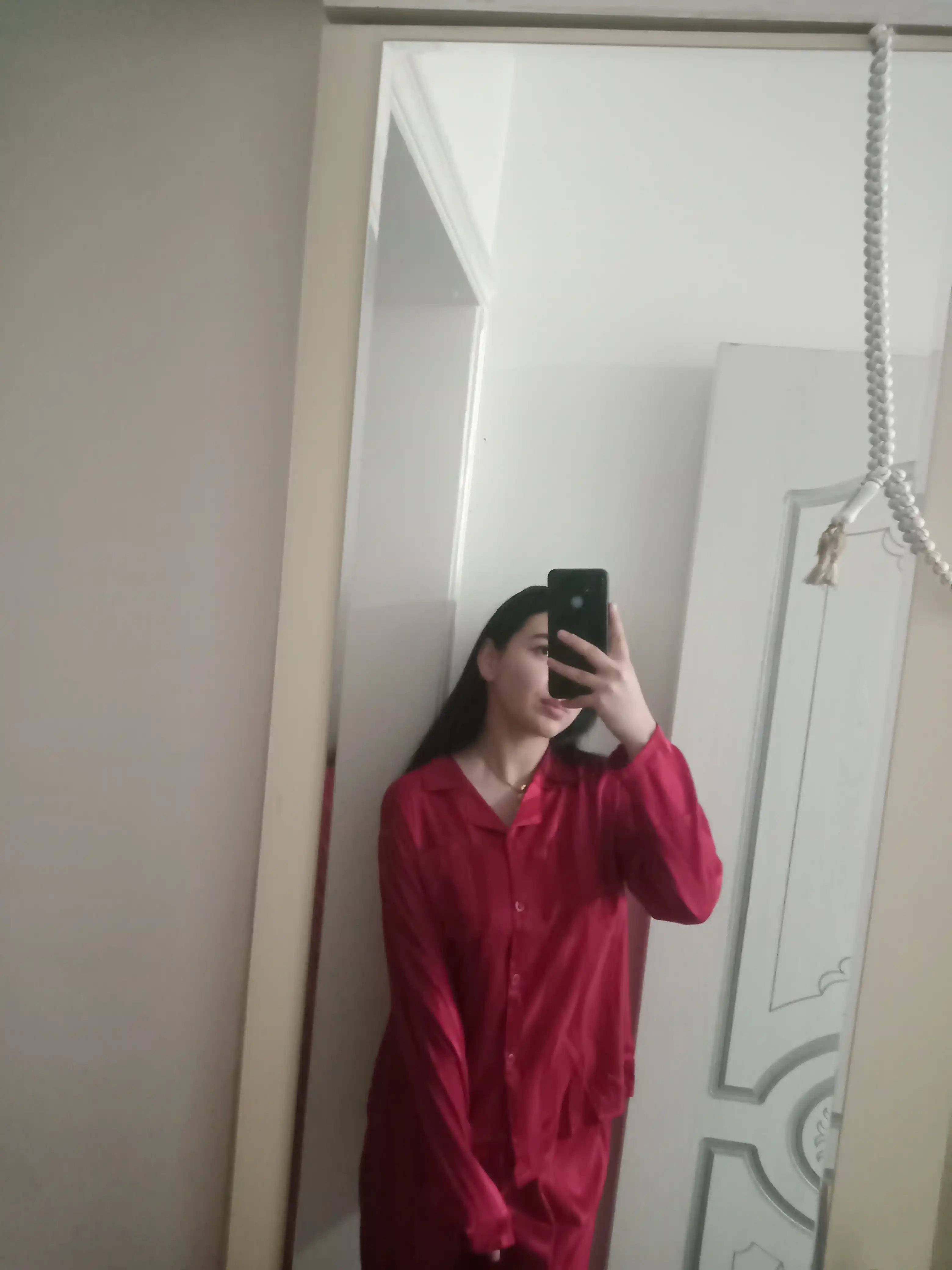 Ayollar pijamasi,shim va ko'ylak to'plami (malomerka), bir o'lchamga katta buyurtma bering