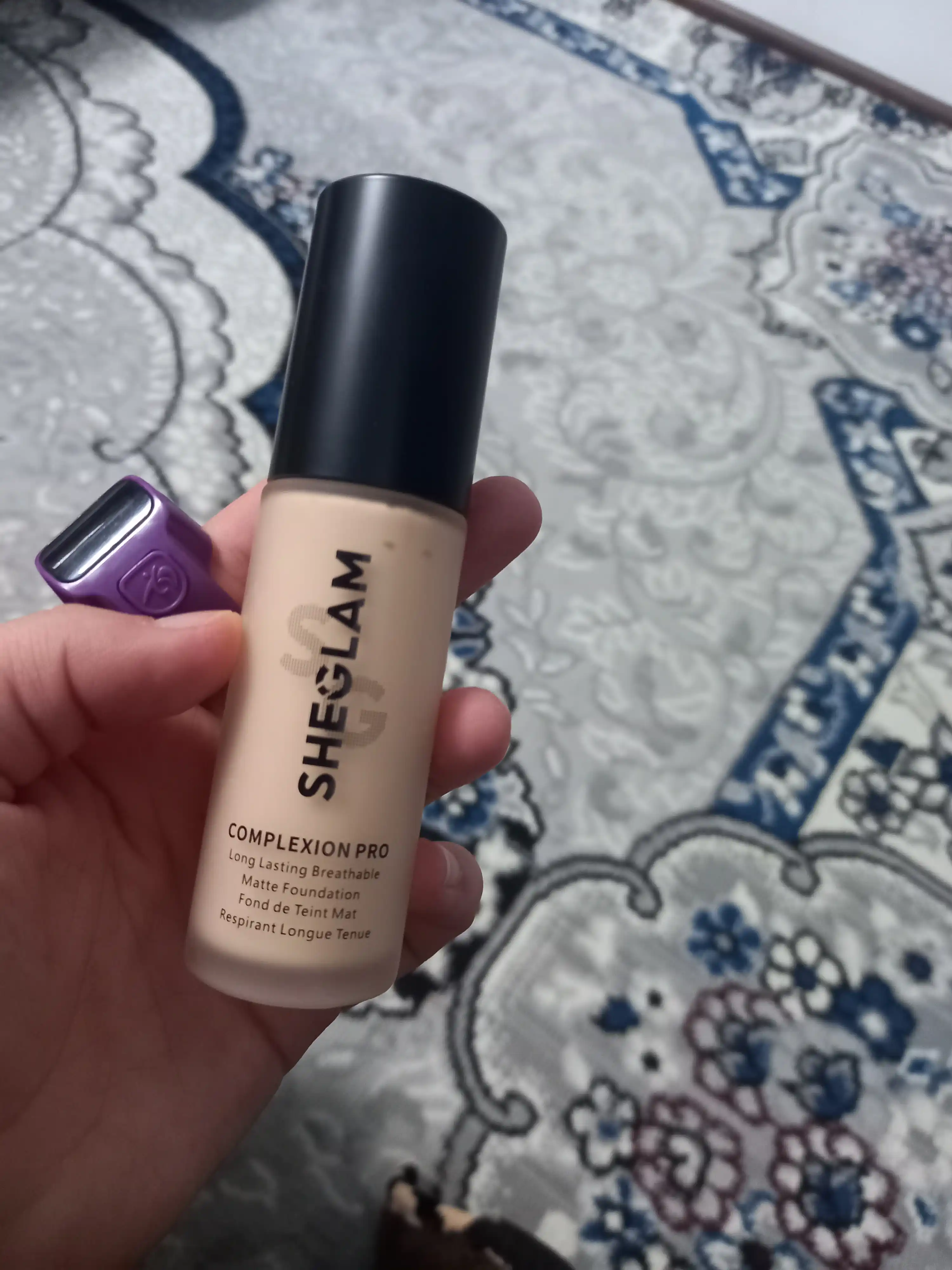 SHEGLAM poydevori, yuz terisi uchun bo'yanish bazasi, tabiiy mat ohang, 35 ml