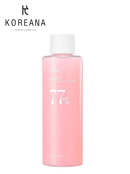 Тонер-эссенция с персиком для гладкой и сияющей кожи Anua Peach 77 Niacin Essence Toner