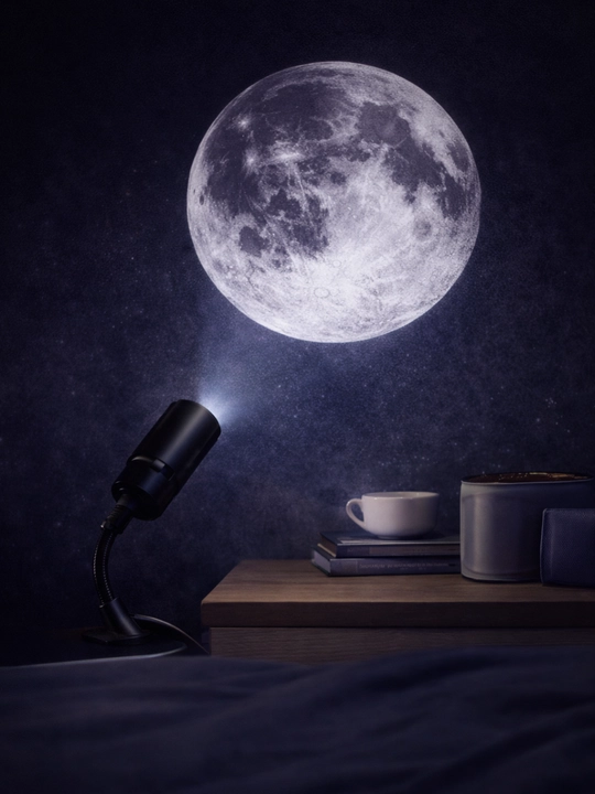 6 ta almashtiriladigan nasadkali PLANETARIUM USB tungi yoritgich-sayyoralar proyektori