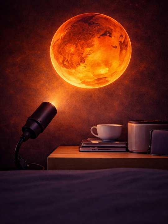 6 ta almashtiriladigan nasadkali PLANETARIUM USB tungi yoritgich-sayyoralar proyektori