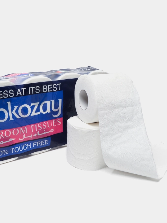 ALOKOZAY туалетная бумага, 2-3 слоя, мягкая, прочная, 4/12 рулонов