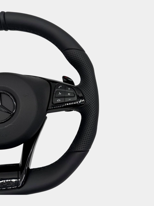 Руль AMG для Mercedes-Benz C-Class W205 из кожи Nappa