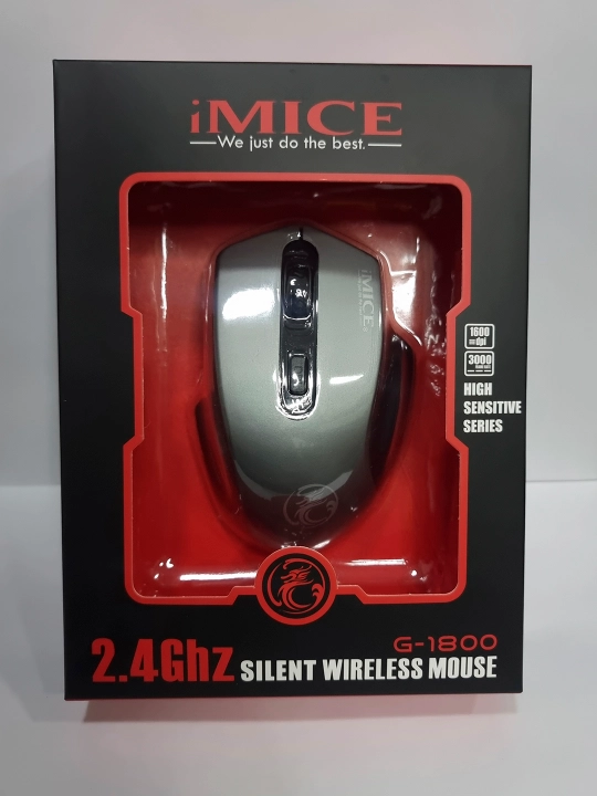 Simsiz sichqoncha iMICE G1800 2,4 gigagertsli, 4 tugma va 1600 dpi