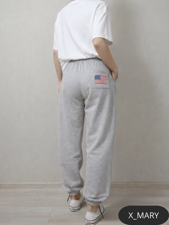 Ayollar uchun keng bichimli oversize joggerlari, 44-50 to'g'ri keladi, yoz va bahor uchun